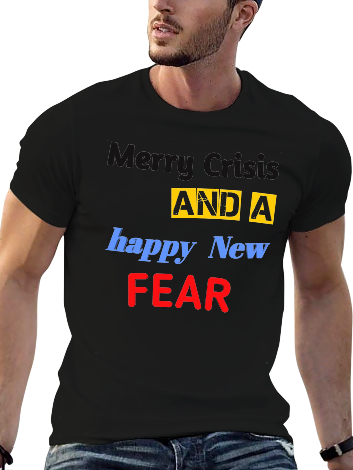 Merry Crisis T-Shirt - Funny Graphic Tee