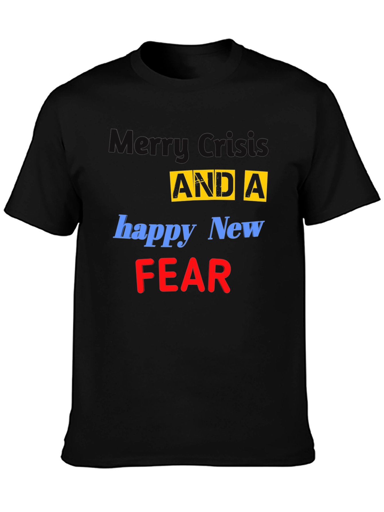 Merry Crisis T-Shirt - Funny Graphic Tee