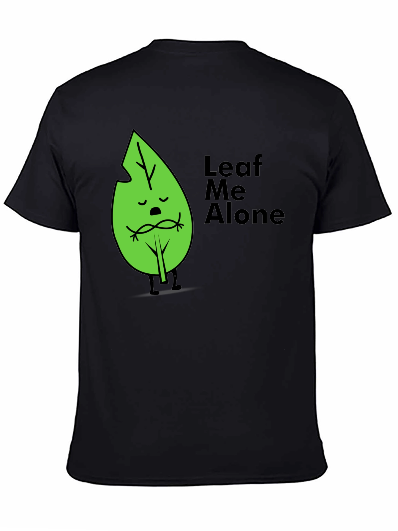 Leaf Me Alone Graphic T-Shirt - Soft Cotton Blend