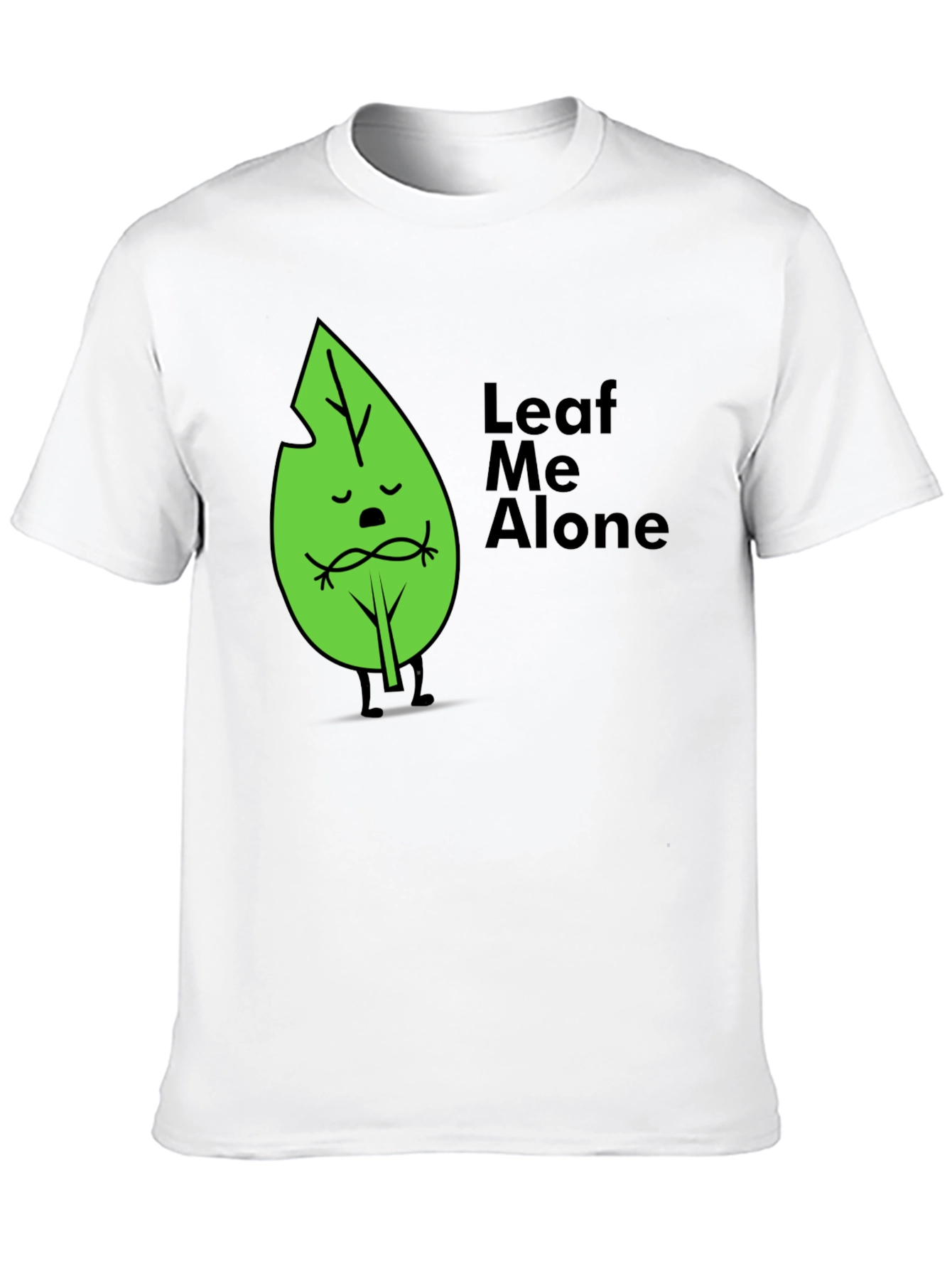 Leaf Me Alone Graphic T-Shirt - Soft Cotton Blend