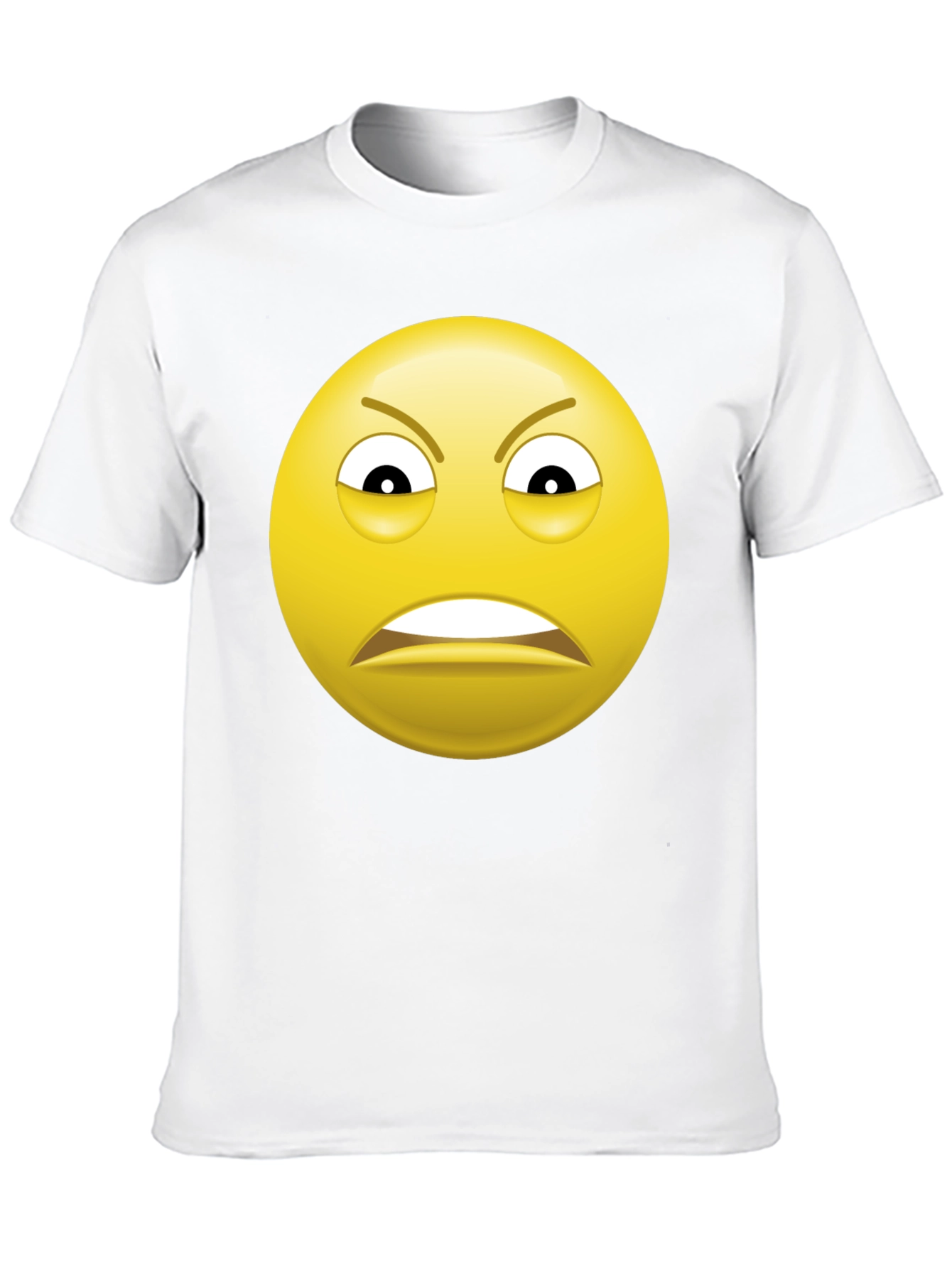 Angry Emoji Graphic T-Shirt