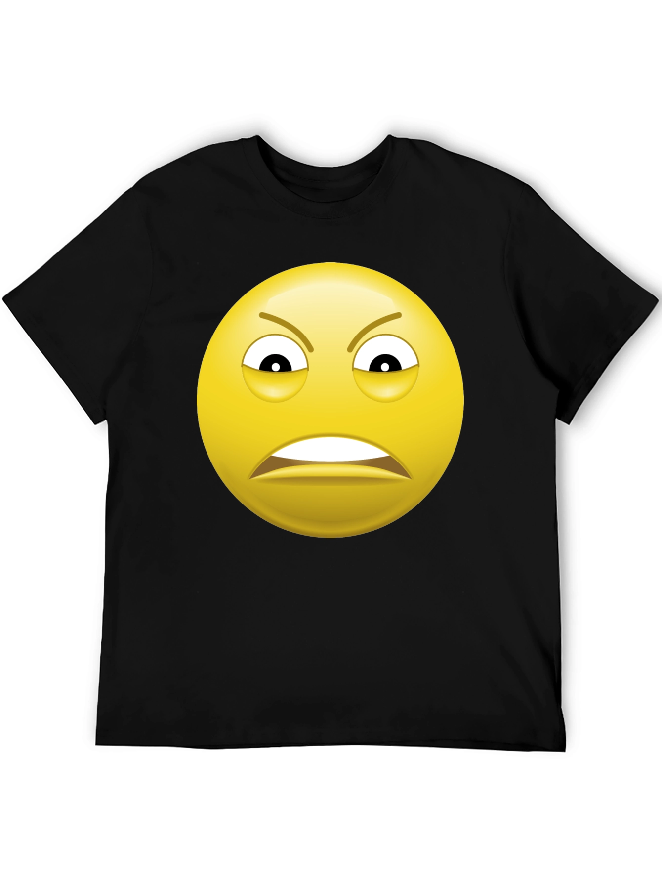 Angry Emoji Graphic T-Shirt