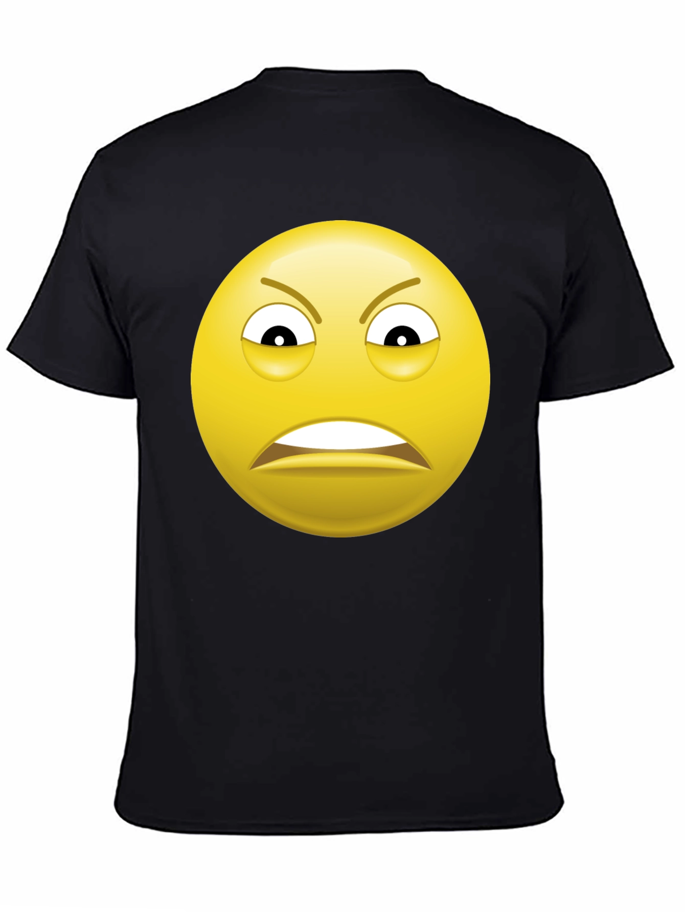 Angry Emoji Graphic T-Shirt