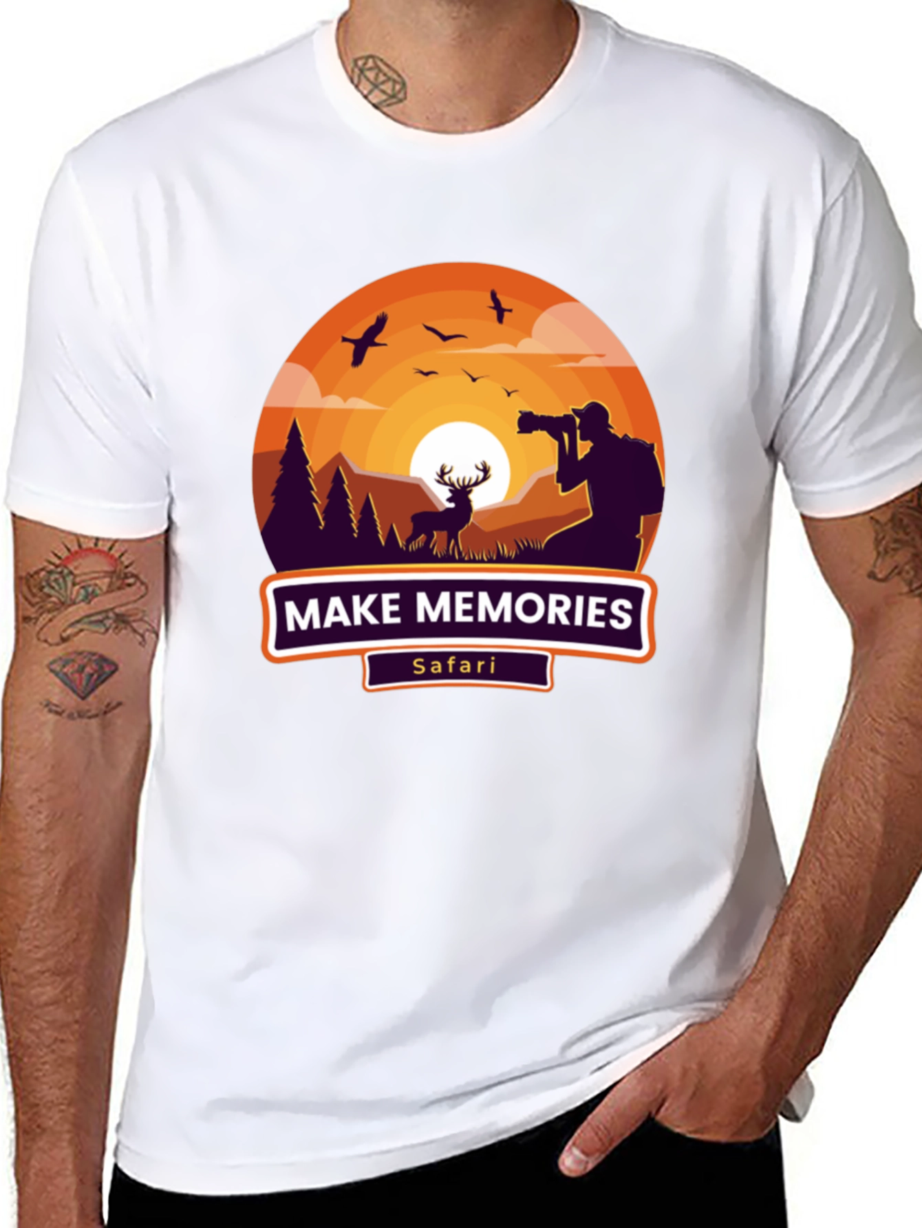 Make Memories Safari Graphic T-Shirt