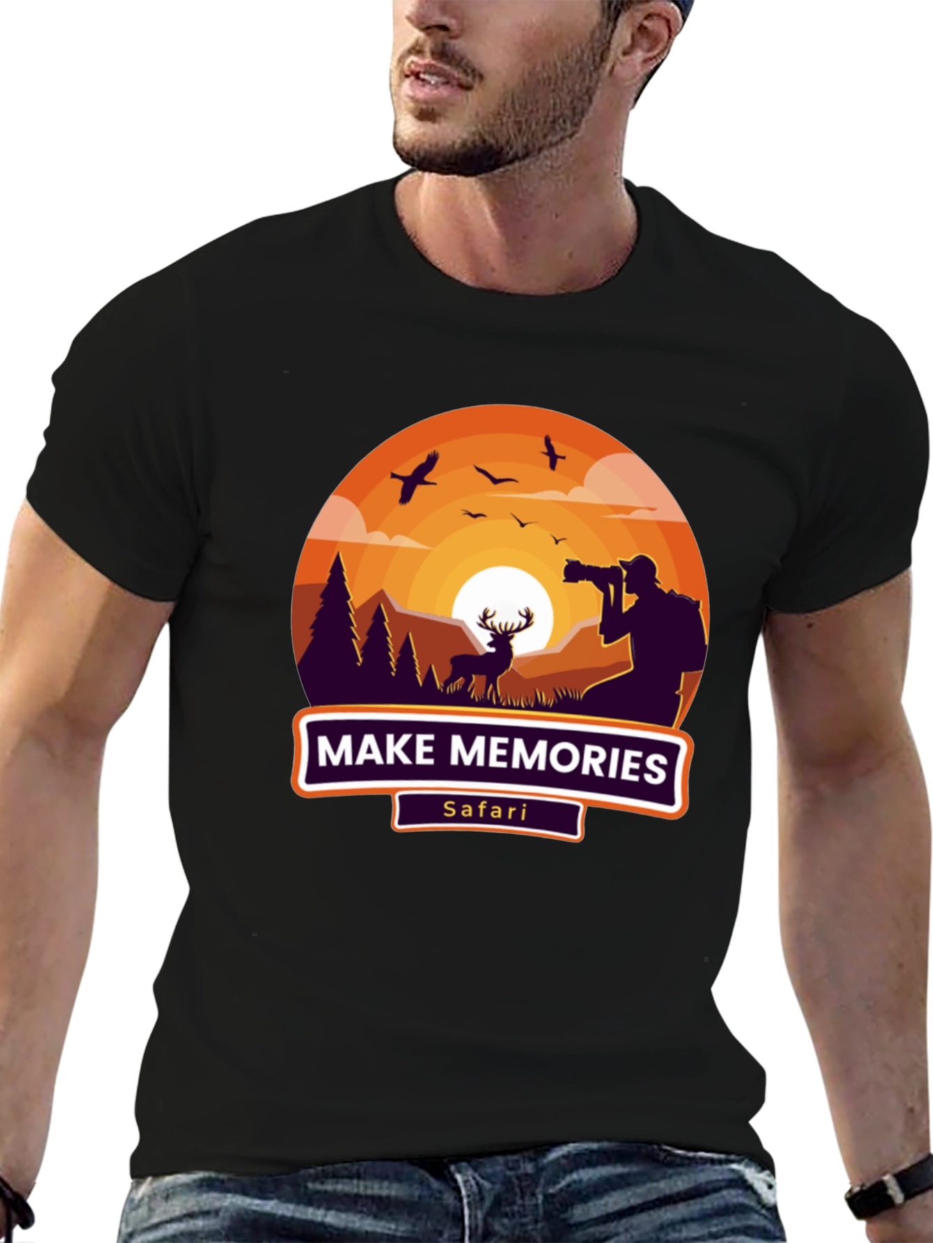 Make Memories Safari Graphic T-Shirt