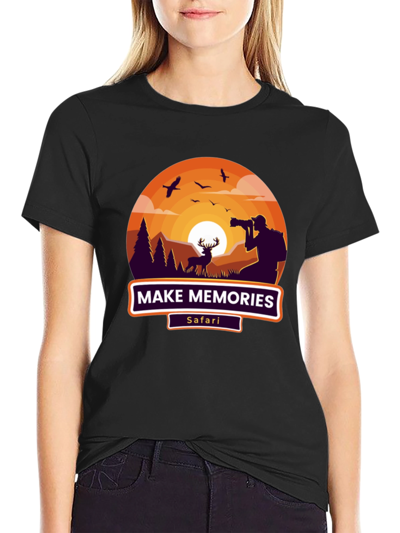 Make Memories Safari Graphic T-Shirt