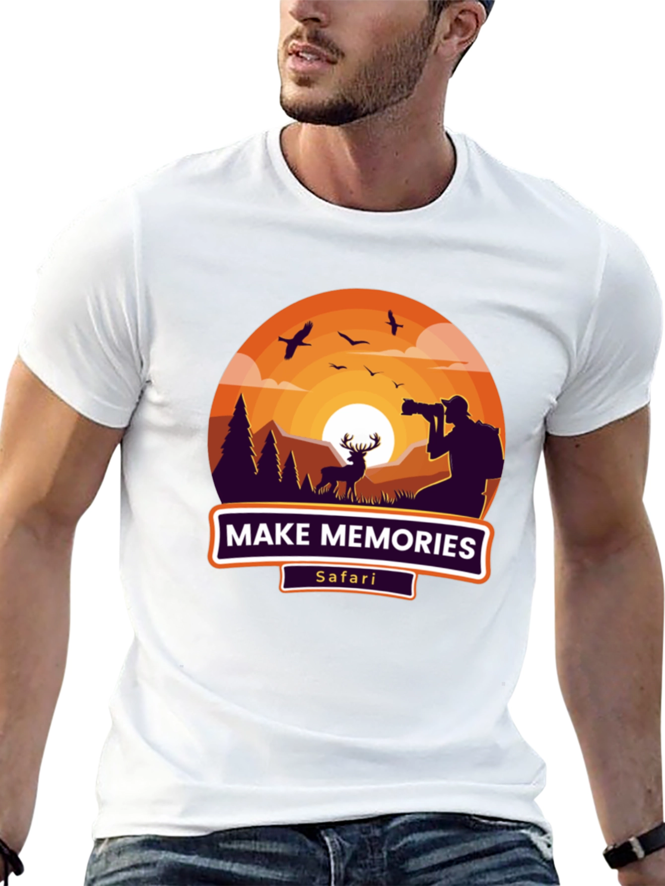 Make Memories Safari Graphic T-Shirt