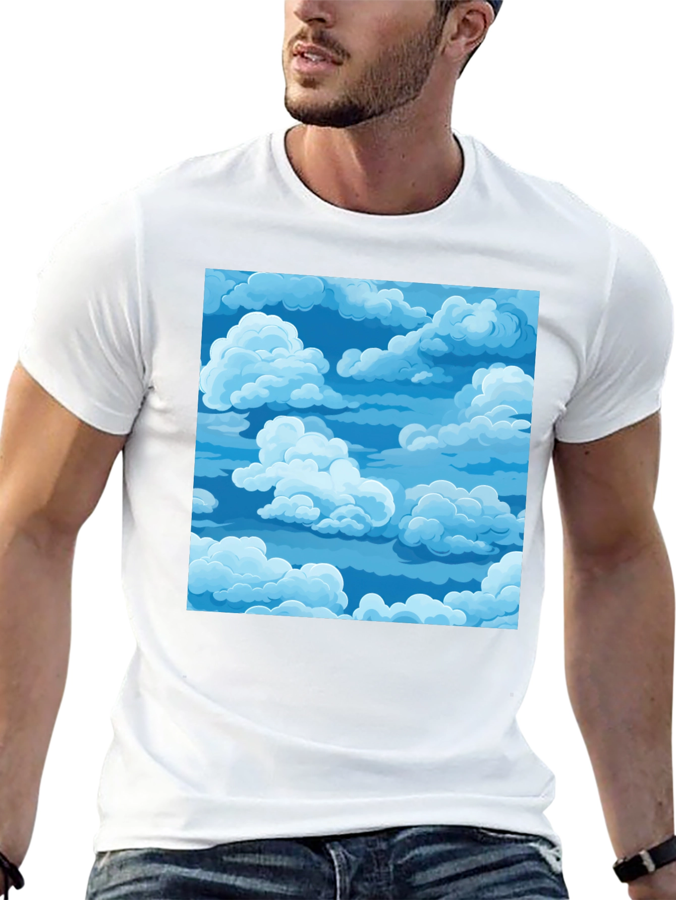 Cloudscape Graphic T-Shirt - Soft Cotton Tee