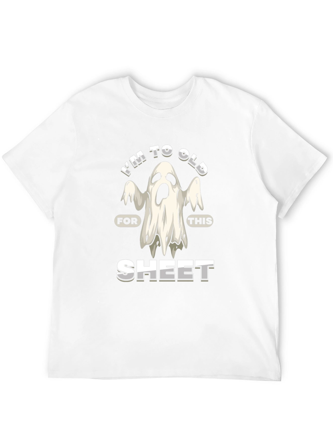 Funny Halloween Ghost Graphic Tee