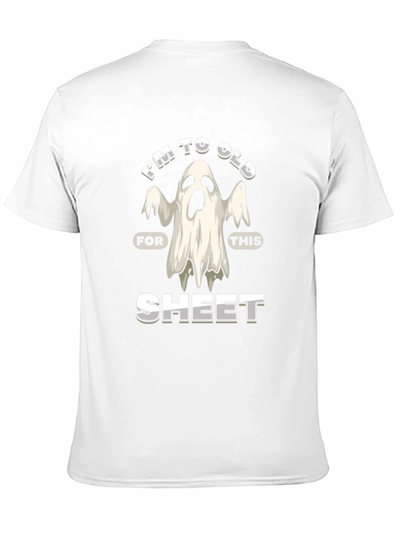 Funny Halloween Ghost Graphic Tee