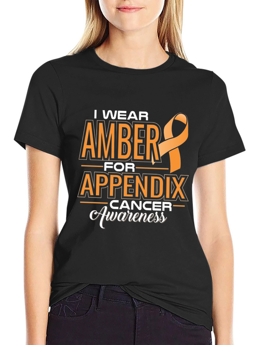 Appendix Cancer Awareness Ribbon T-Shirt