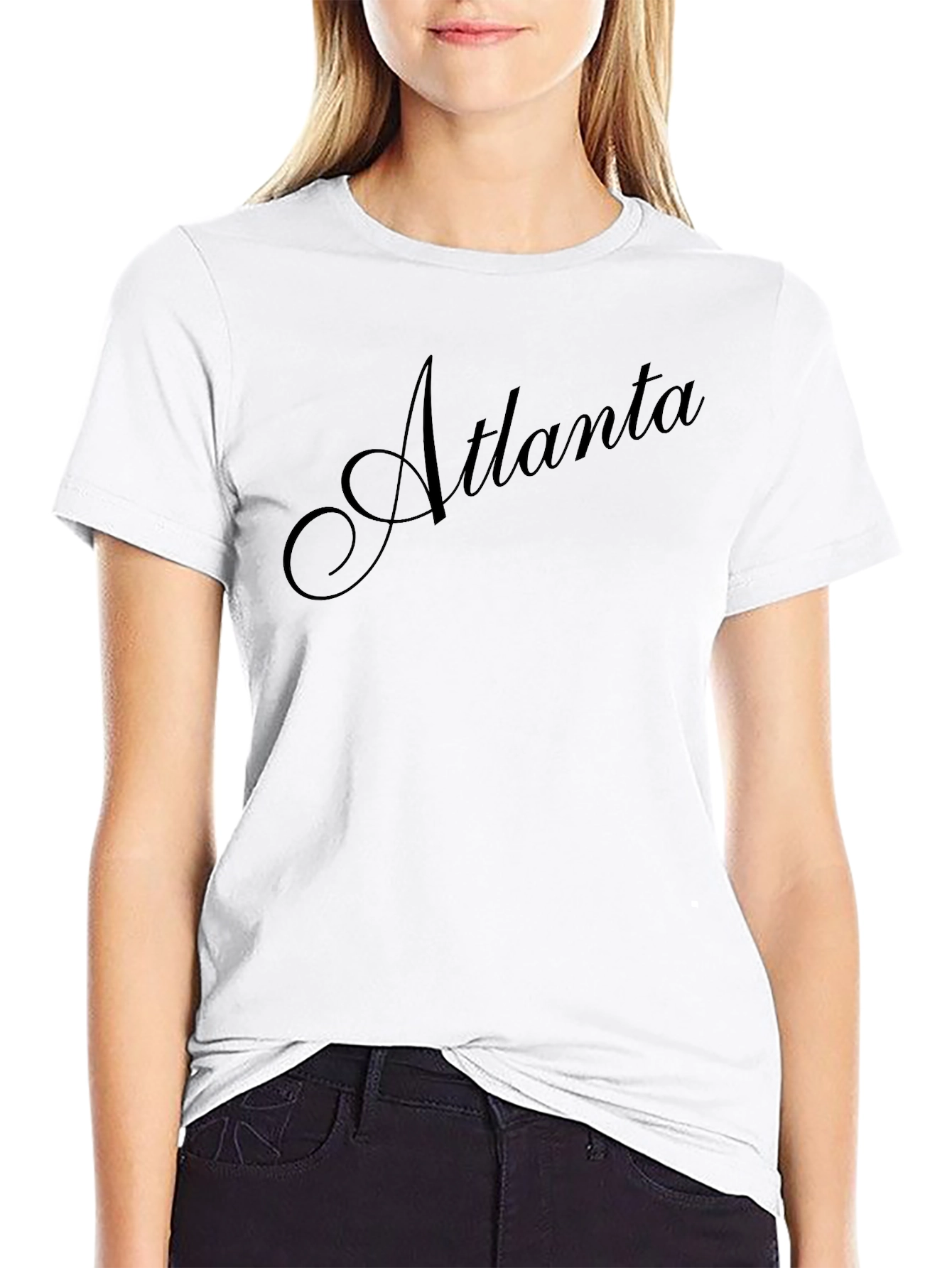 Atlanta Black Graphic Tee - Stylish and Comfortable