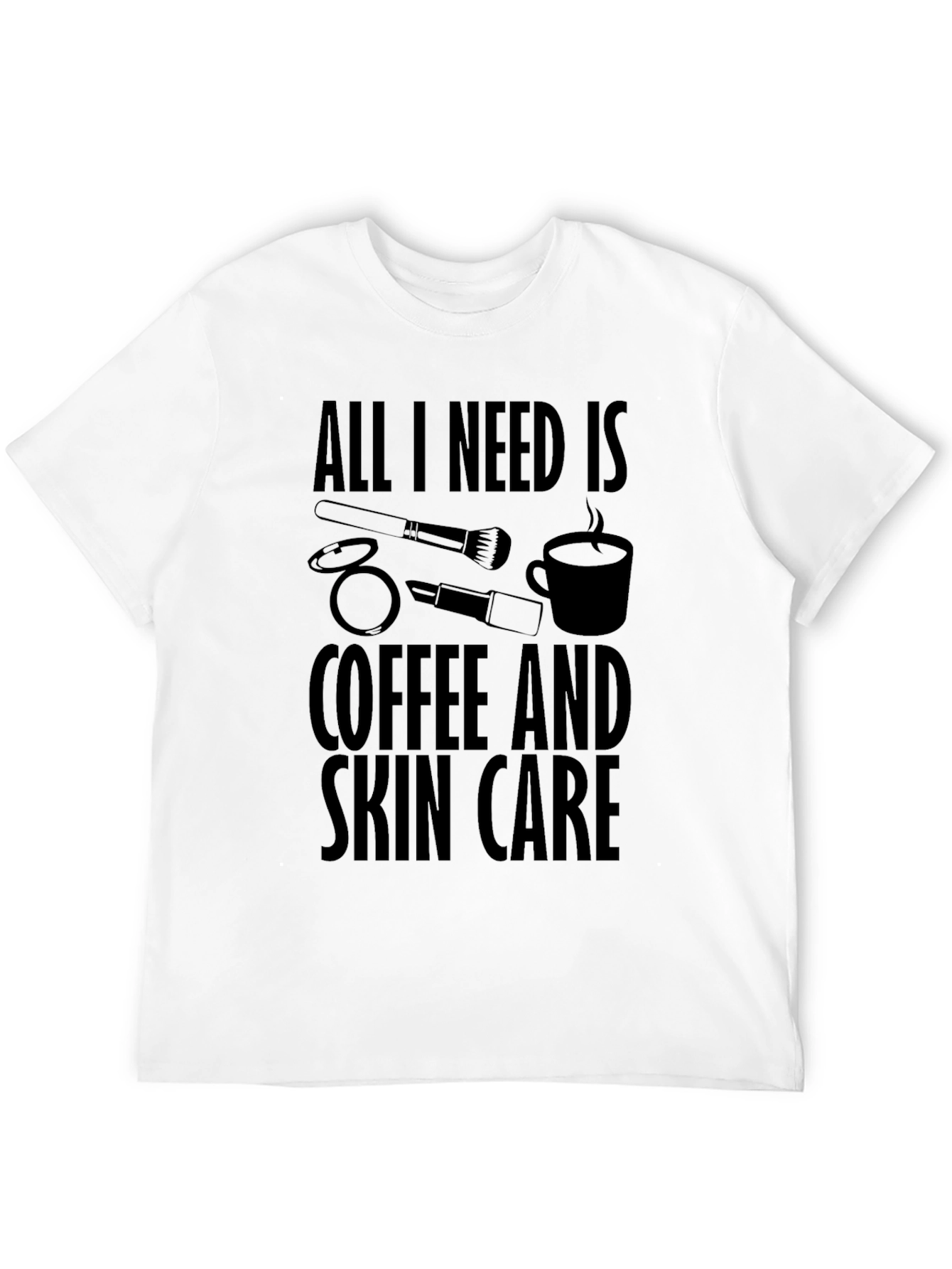 Coffee & Skincare T-Shirt: Beauty Essentials Tee