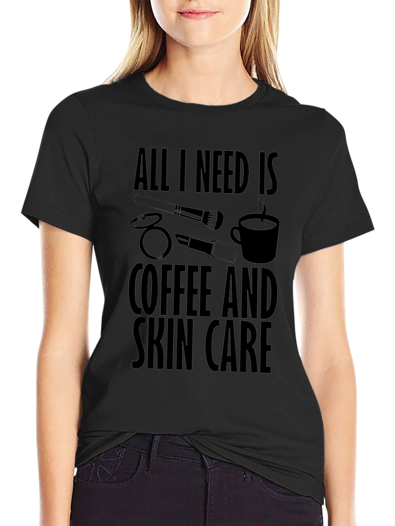 Coffee & Skincare T-Shirt: Beauty Essentials Tee