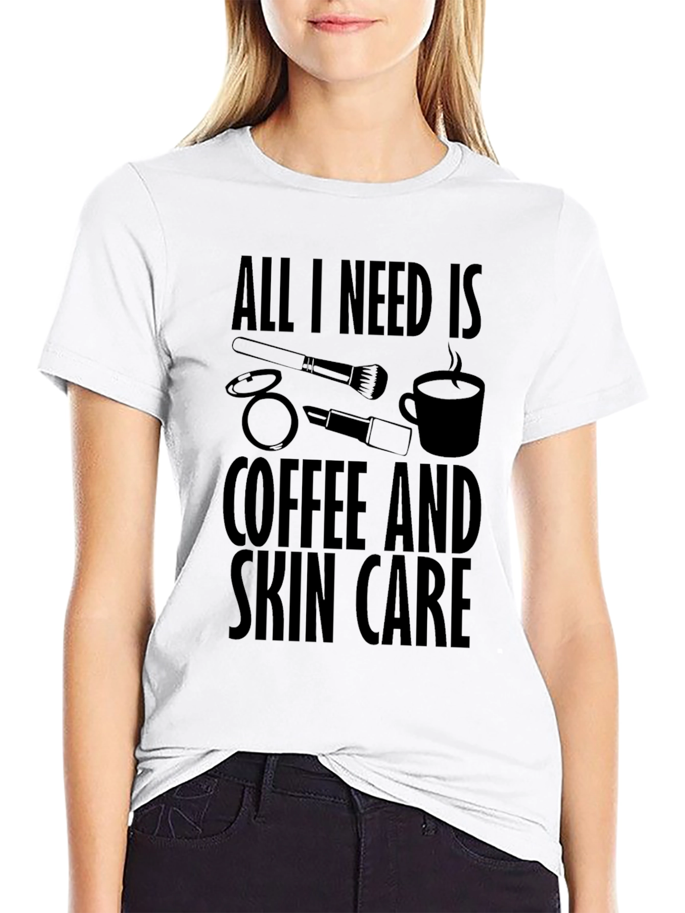 Coffee & Skincare T-Shirt: Beauty Essentials Tee