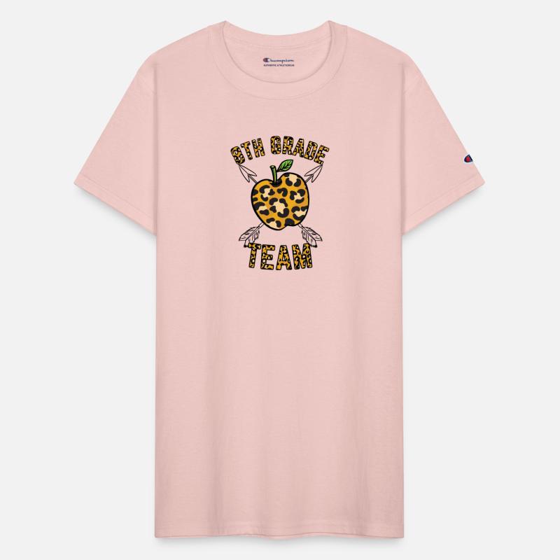 8th Grade Team Teacher Leopard Print