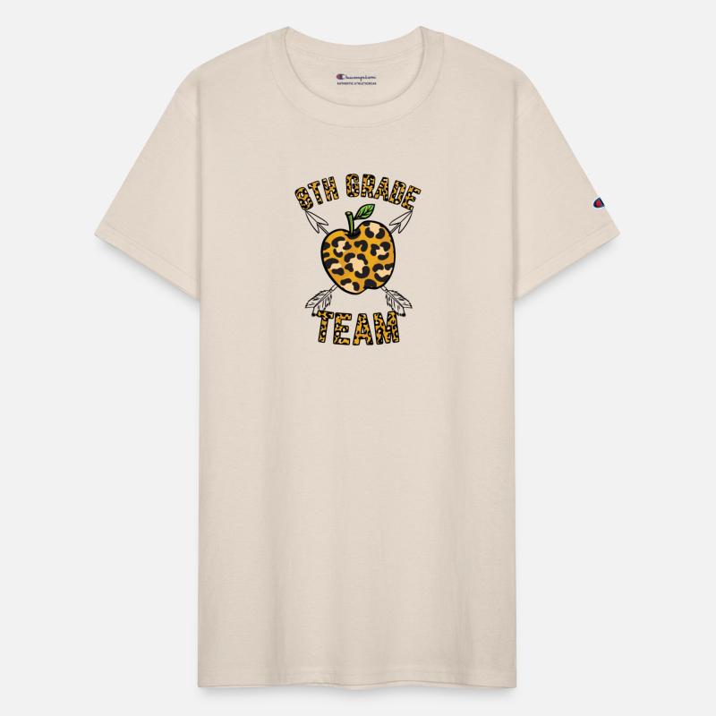8th Grade Team Teacher Leopard Print