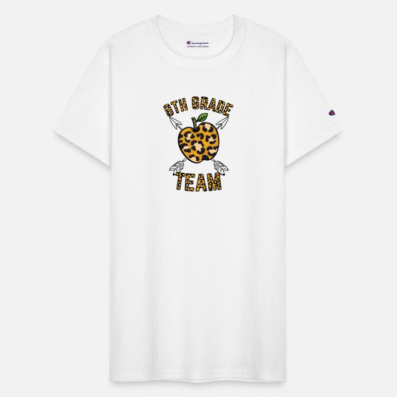 8th Grade Team Teacher Leopard Print