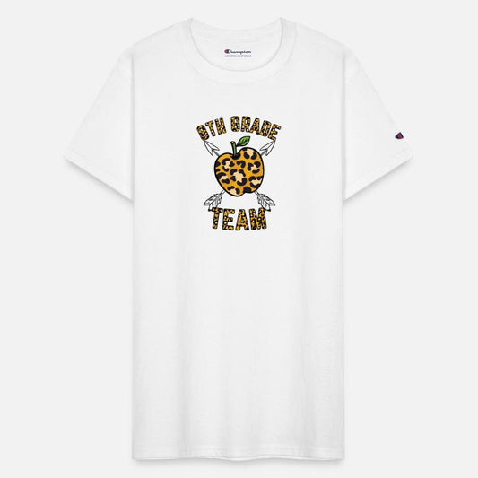 8th Grade Team Teacher Leopard Print