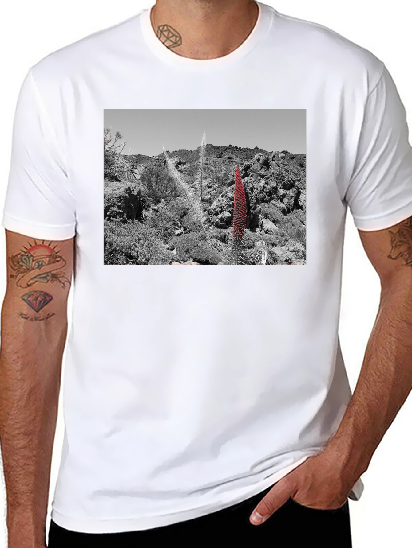 Unique Landscape Graphic Tee