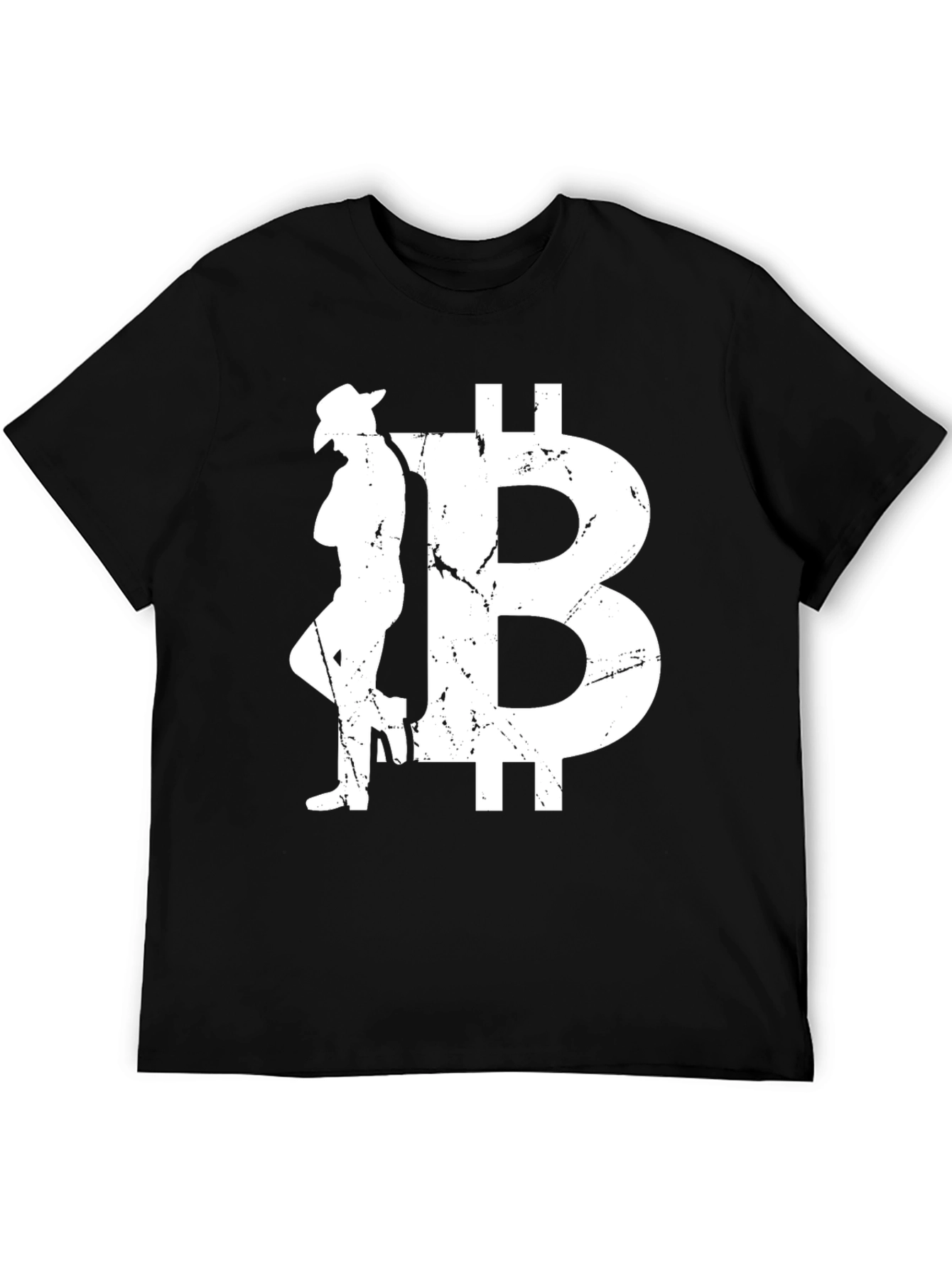Bitcoin Cowboy Graphic T-Shirt - Crypto Tee