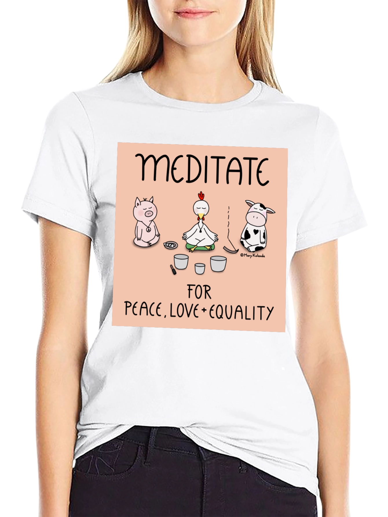 Meditate Peace Love Equality T-Shirt