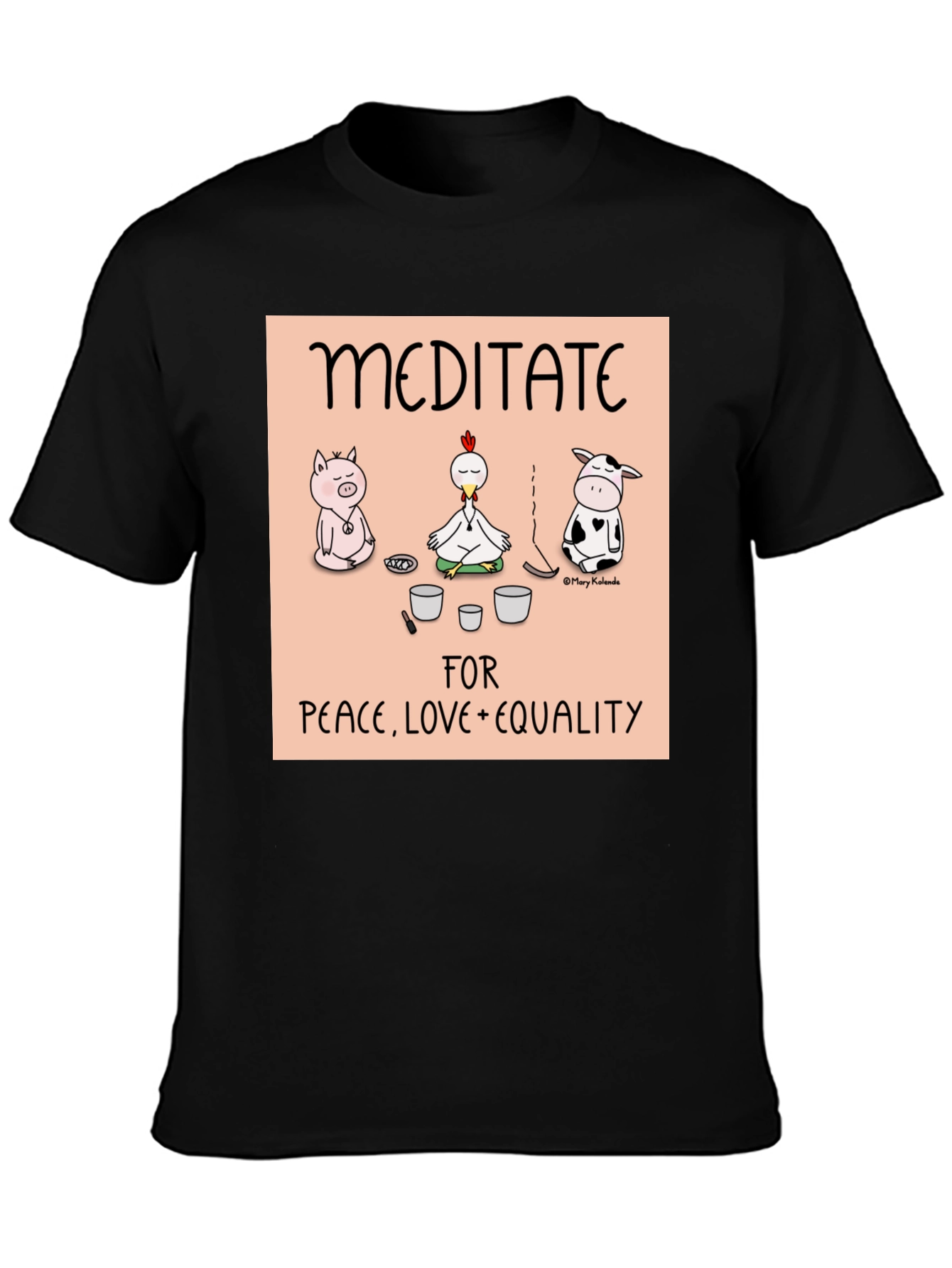 Meditate Peace Love Equality T-Shirt