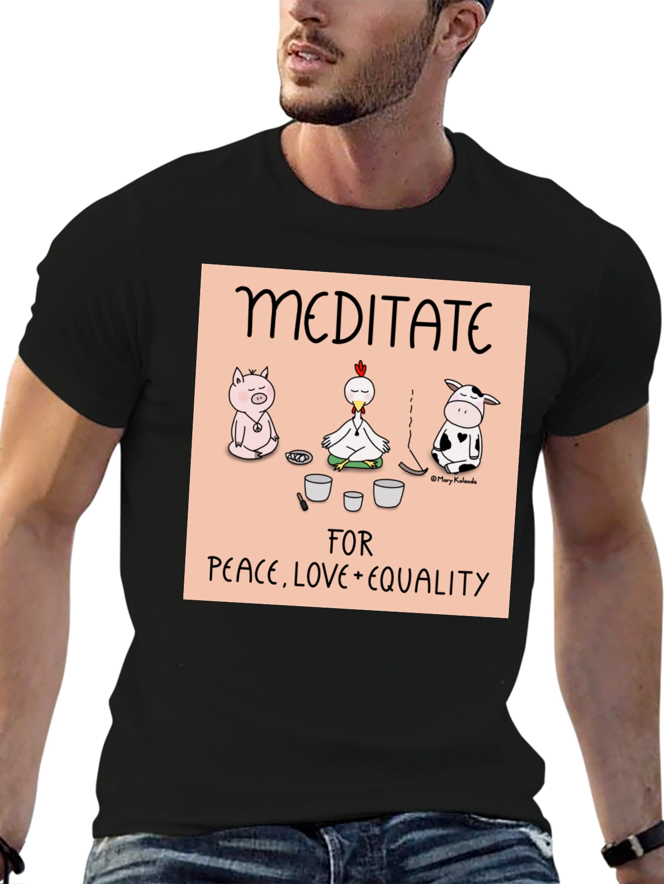 Meditate Peace Love Equality T-Shirt