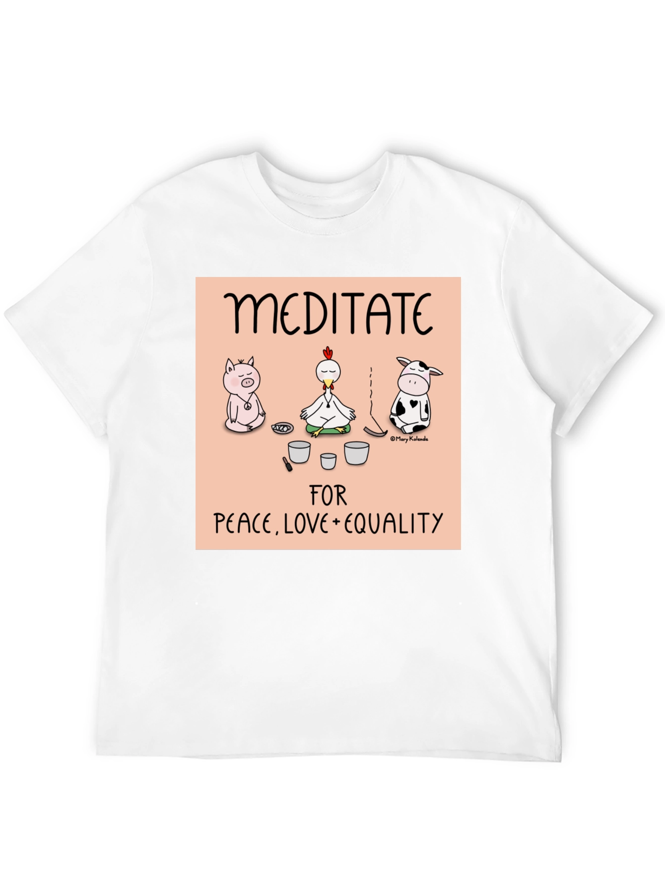 Meditate Peace Love Equality T-Shirt
