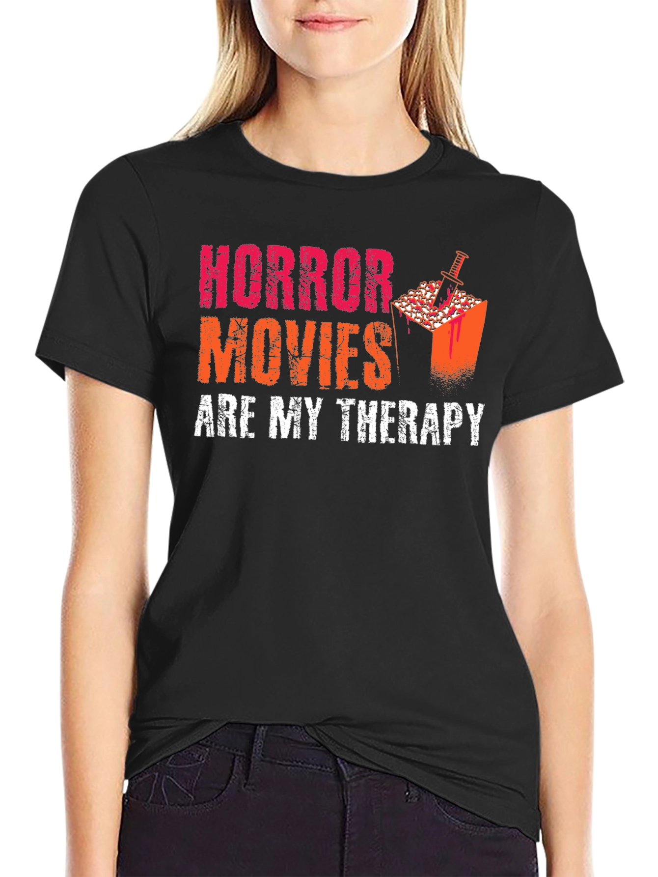 Horror Movie Therapy T-Shirt