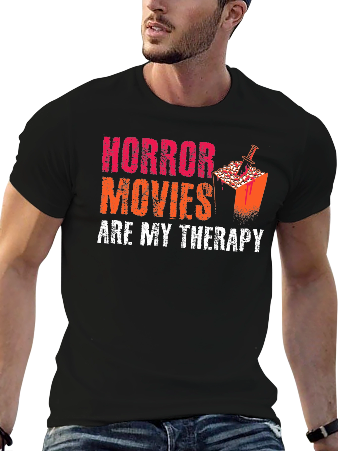 Horror Movie Therapy T-Shirt
