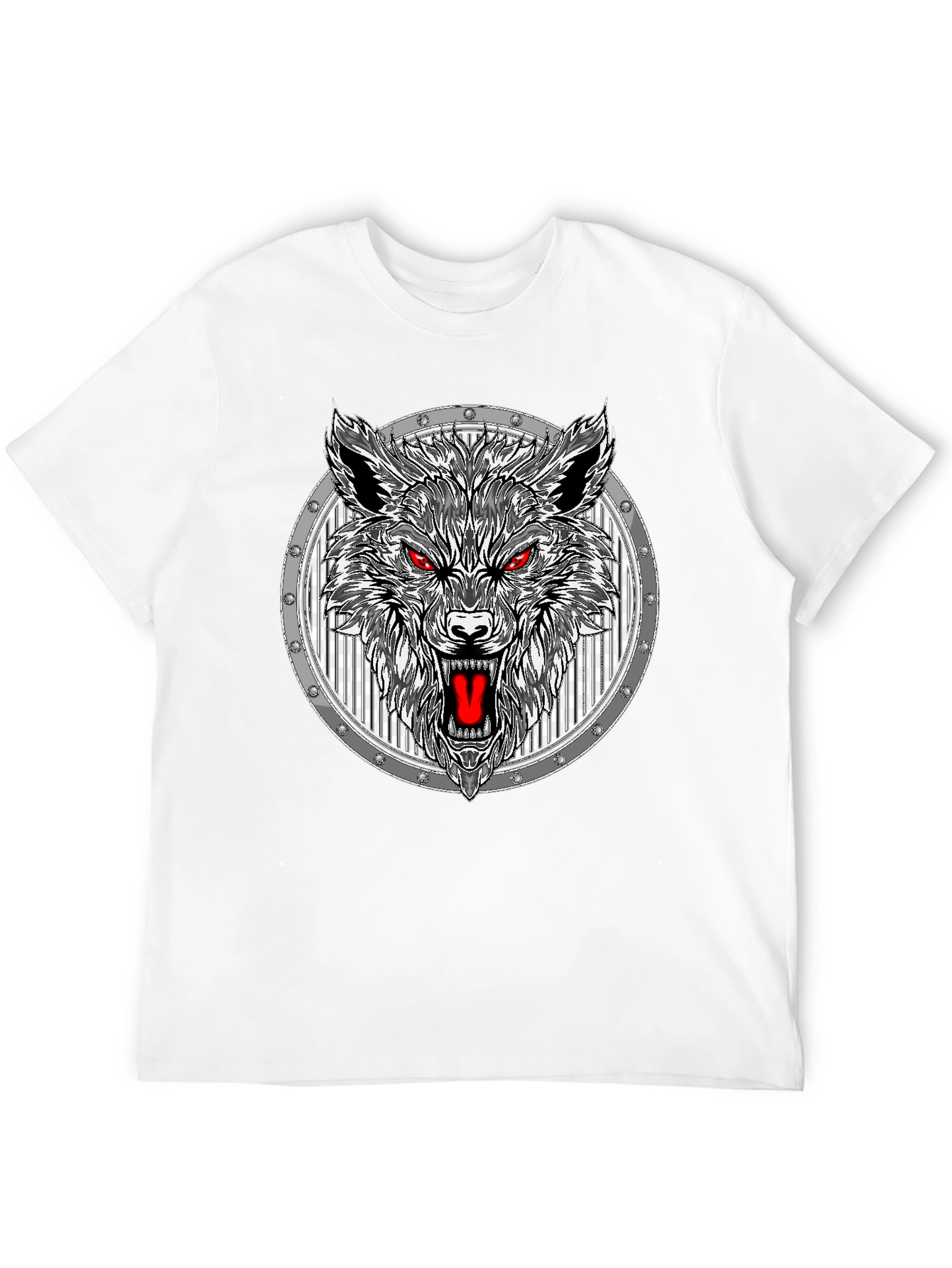Wolf Graphic Black T-Shirt