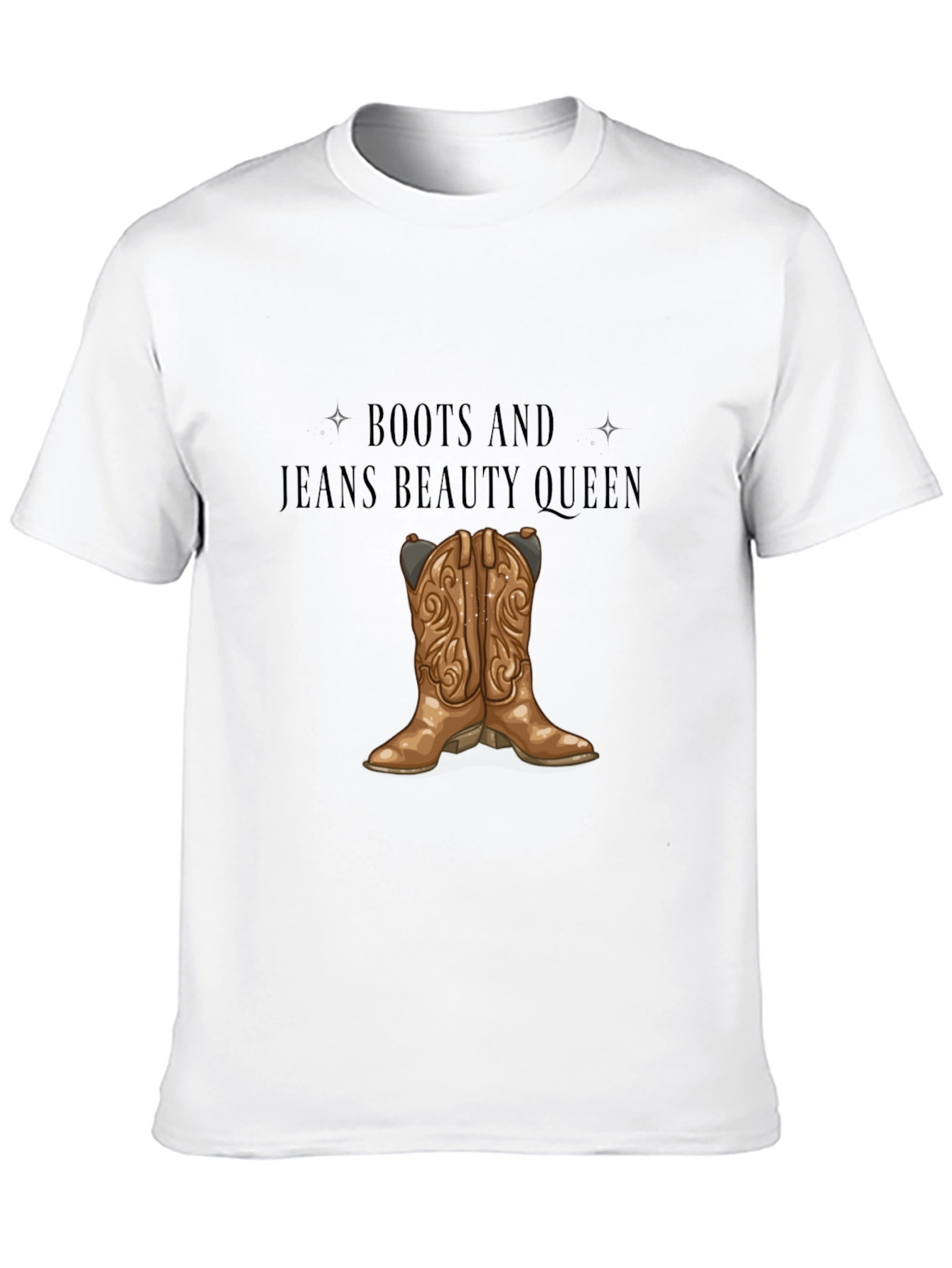 Boots and Jeans Beauty Queen Tee