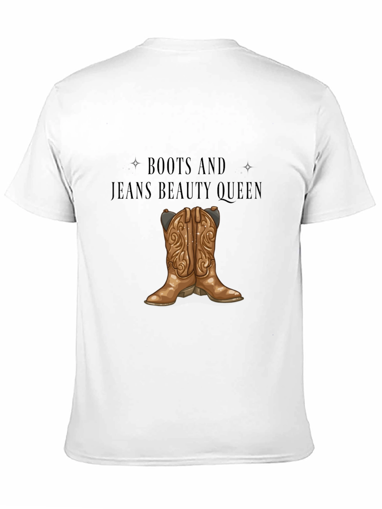Boots and Jeans Beauty Queen Tee