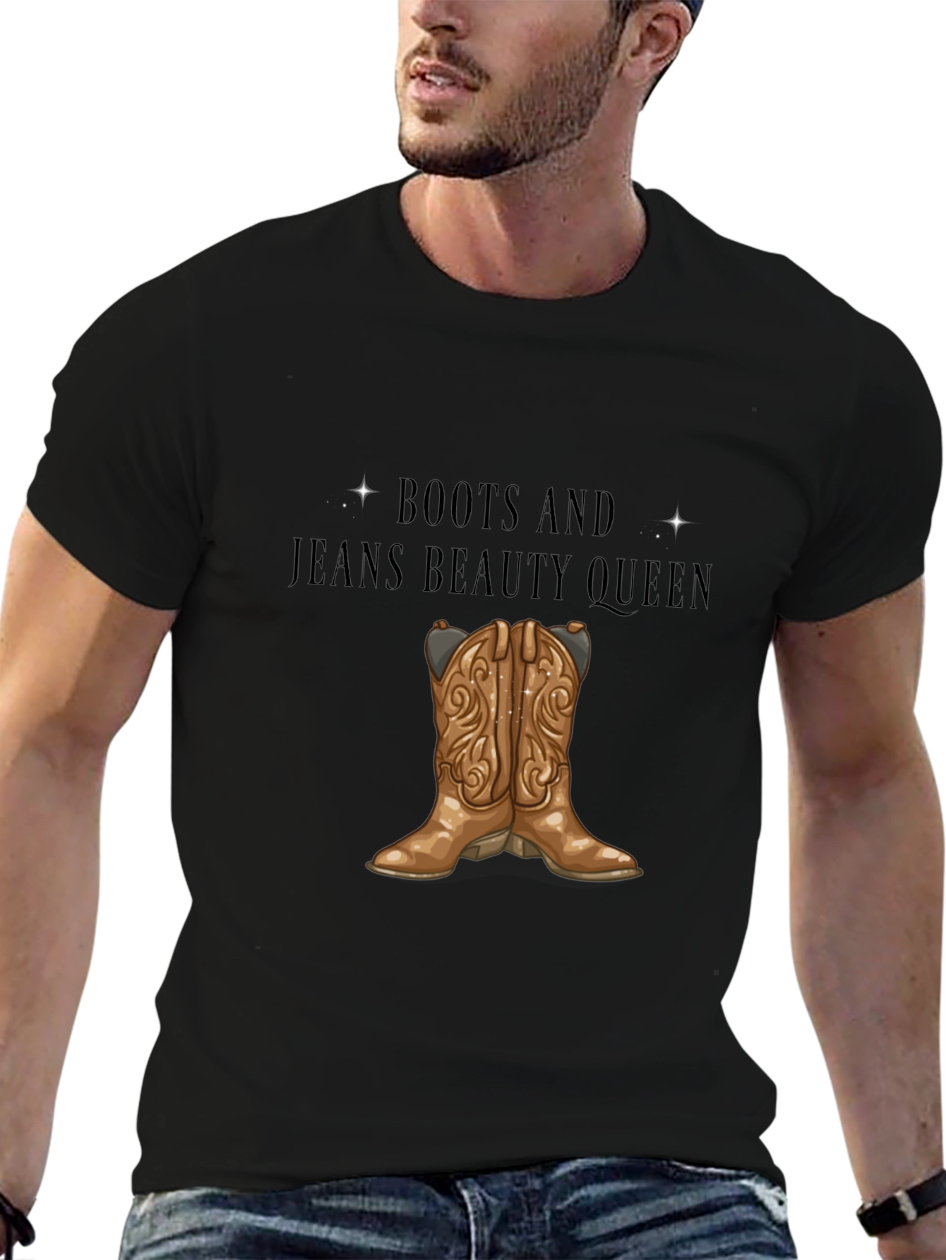 Boots and Jeans Beauty Queen Tee
