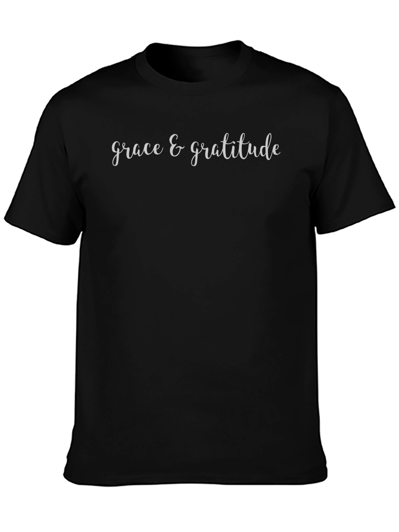 Grace & Gratitude Black T-Shirt