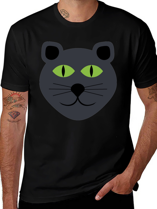 Cat Face Graphic Tee