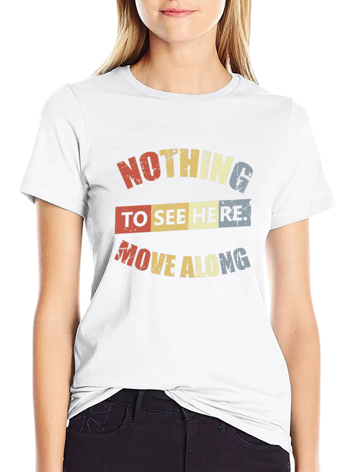 Retro Nothing To See Here Graphic Tee
