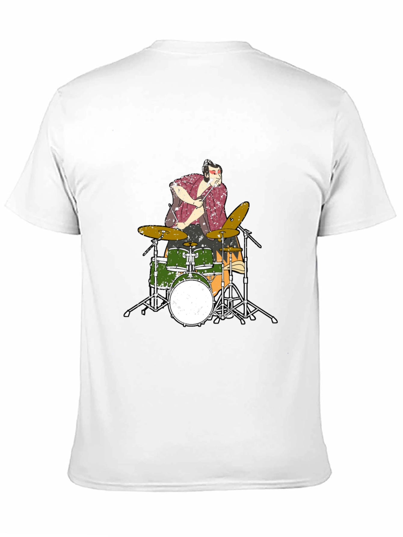 Drummer Graphic T-Shirt - Black Cotton Tee