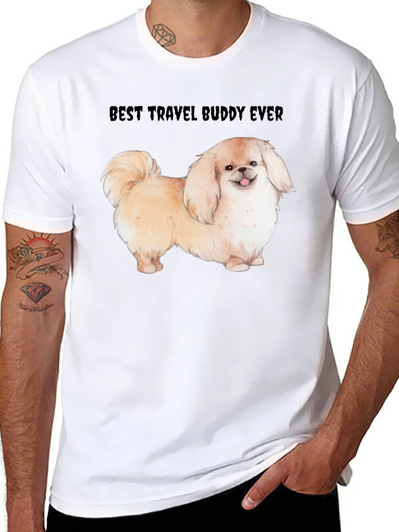 Best Travel Buddy Dog T-Shirt