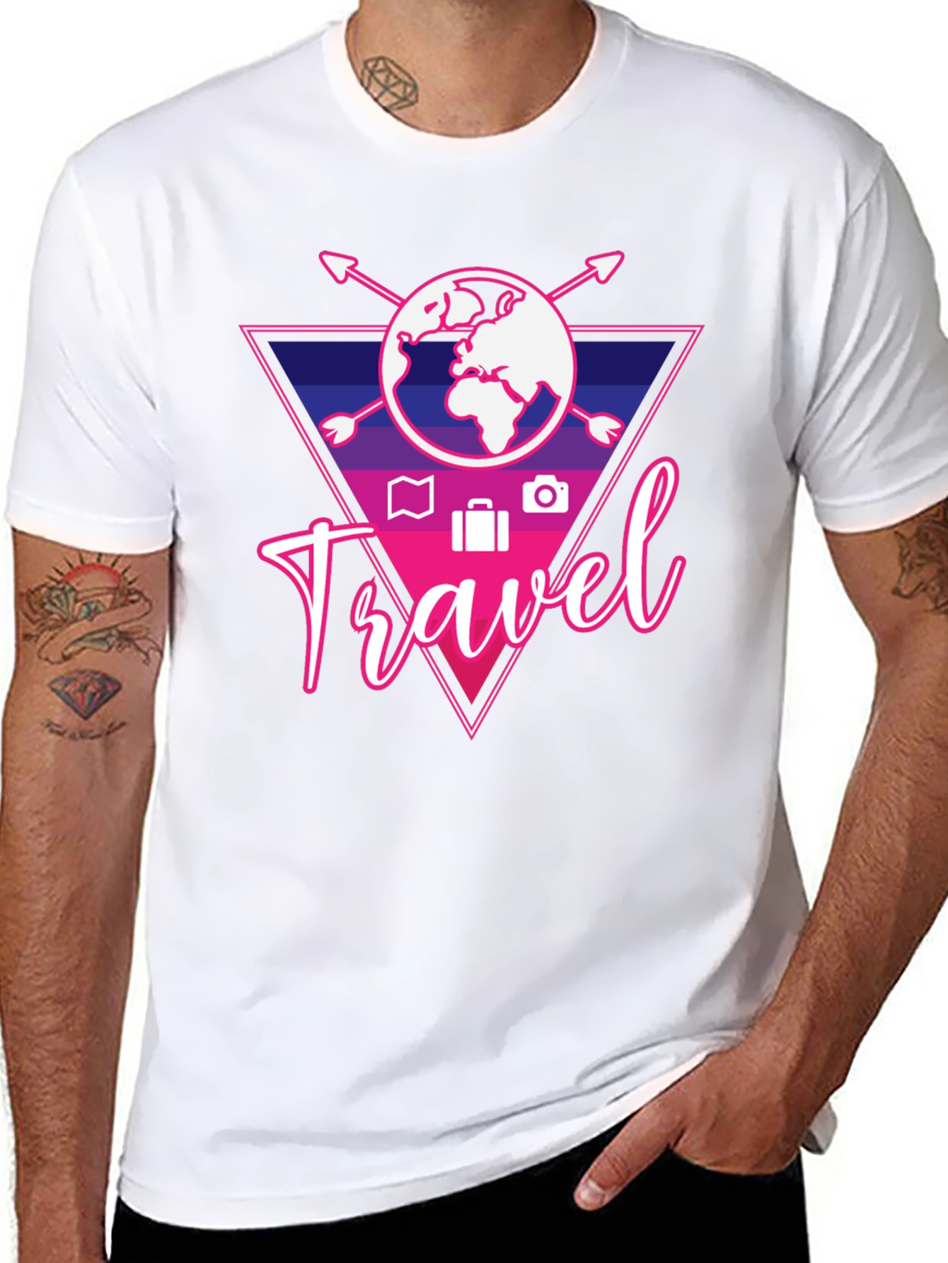 Travel Graphic T-Shirt - Adventure Awaits!