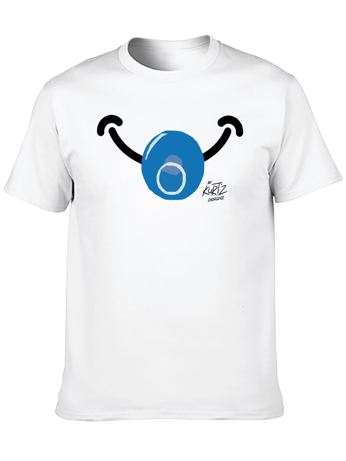 Funny Clown Face T-Shirt - Novelty Graphic Tee