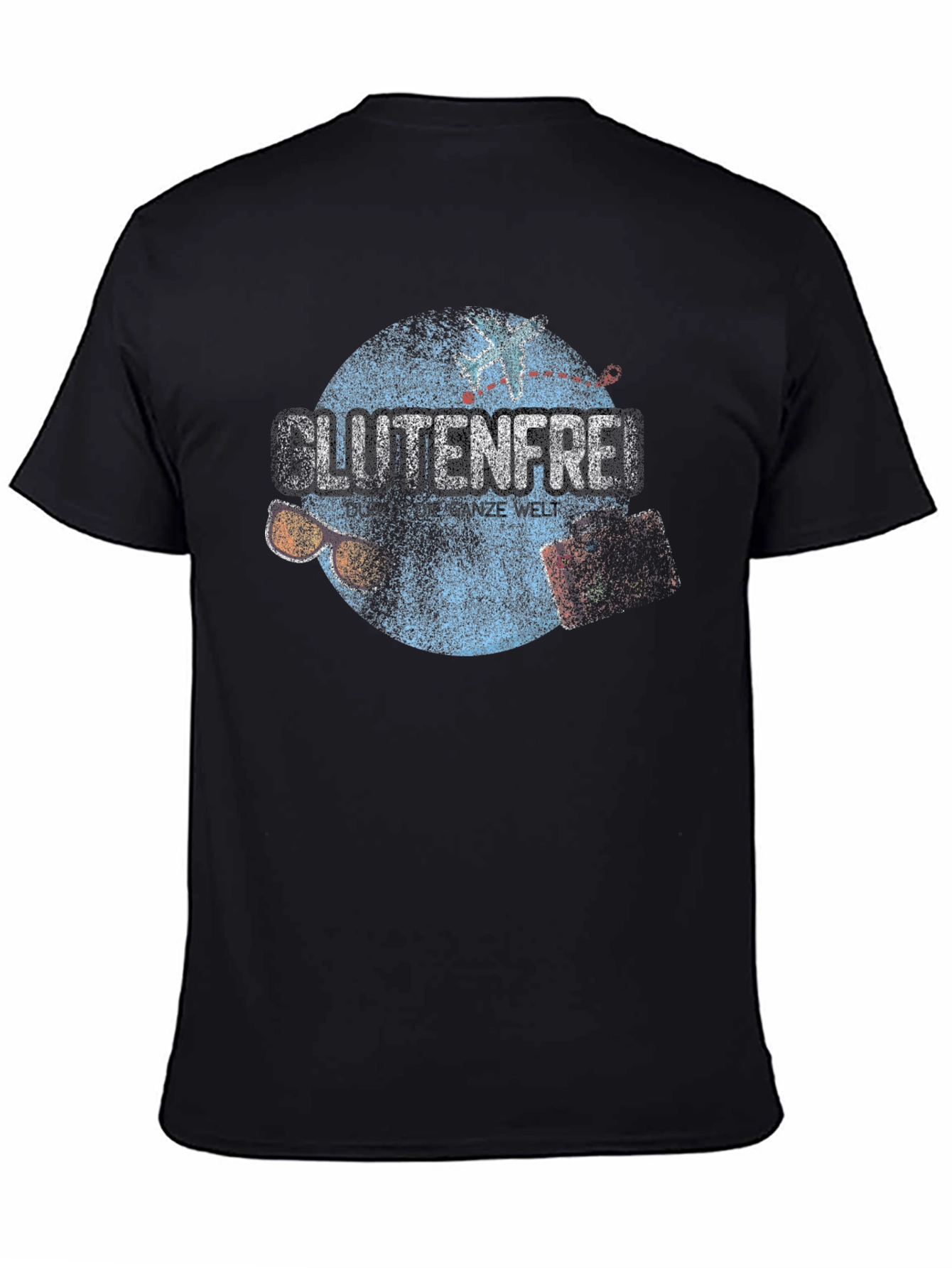 Gluten Free T-Shirt Funny Foodie Design