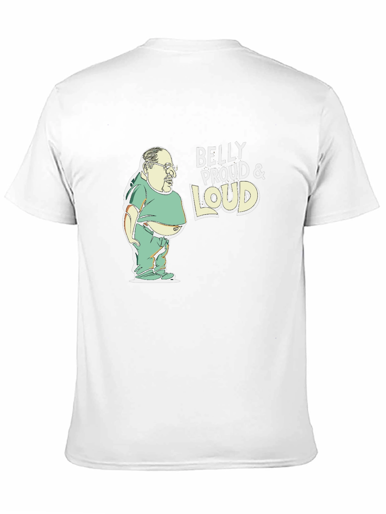 Belly Proud & Loud Black Graphic Tee