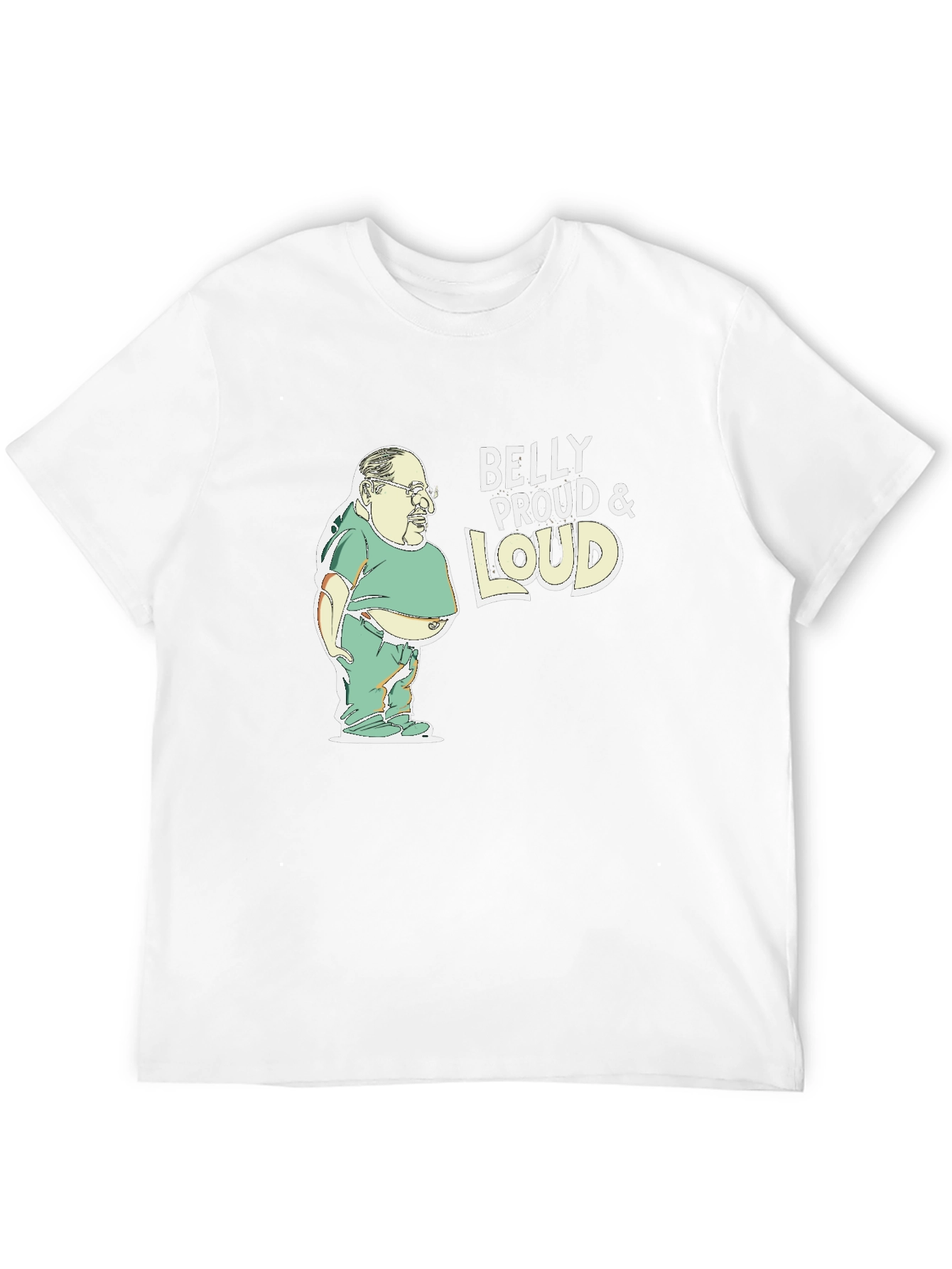 Belly Proud & Loud Black Graphic Tee