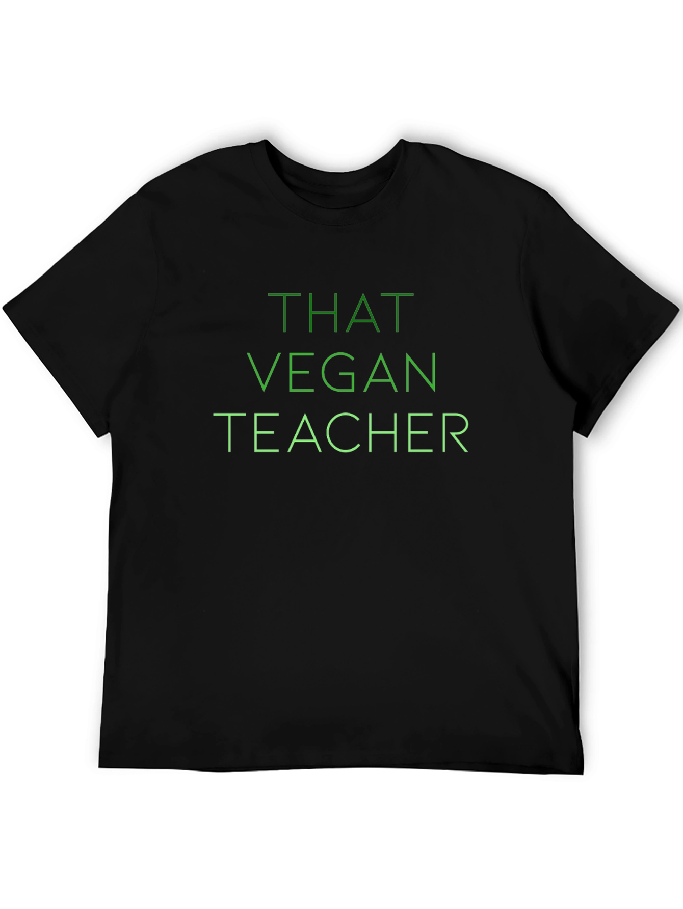 That Vegan Teacher Graphic Tee - Black