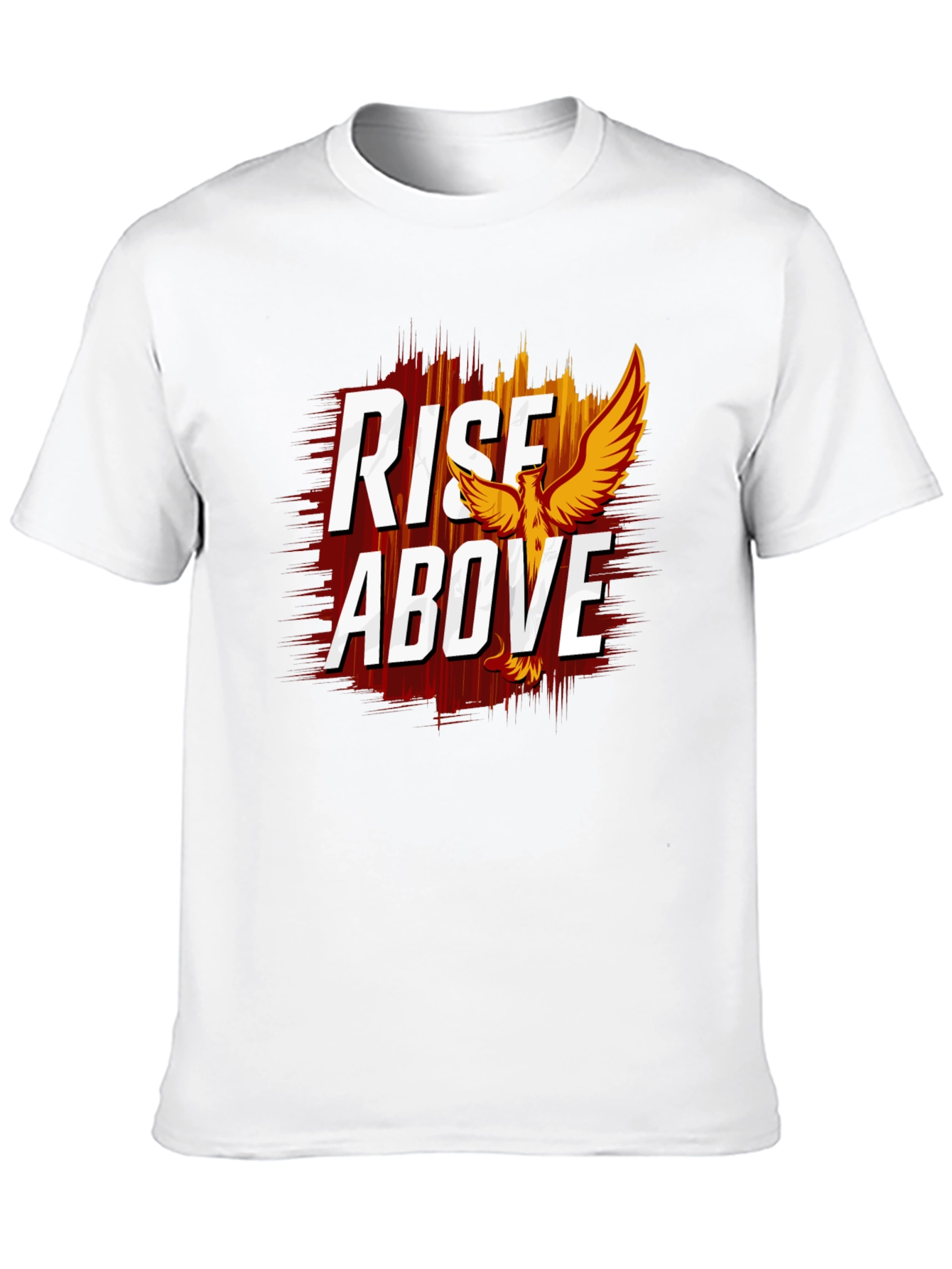 Rise Above Graphic Tee - Phoenix Design