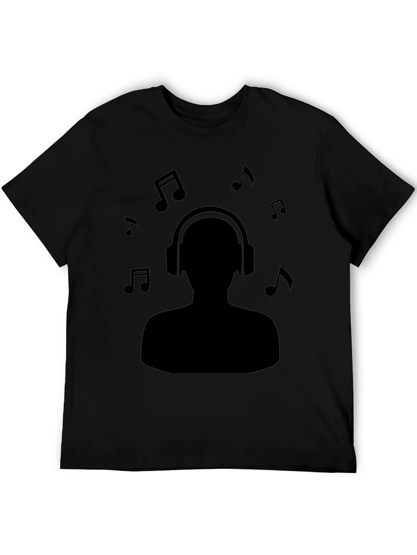 Music Lovers Black T-Shirt