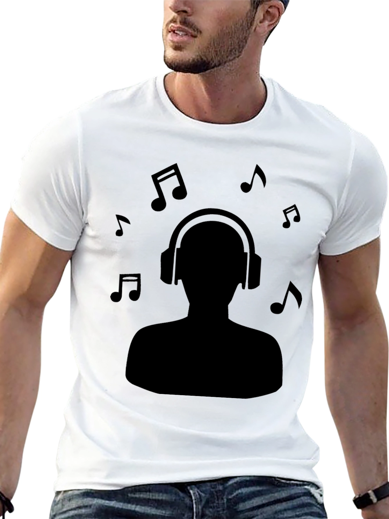 Music Lovers Black T-Shirt