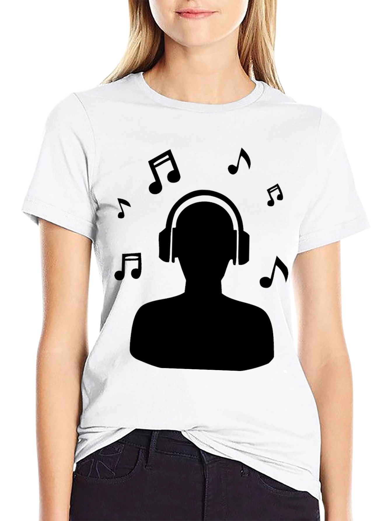 Music Lovers Black T-Shirt